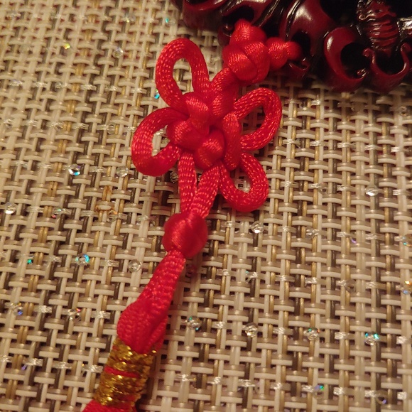 📿 Lucky Red Knot Chinese 🏮 Ornament Feng Shui 🆕 - Picture 5 of 6